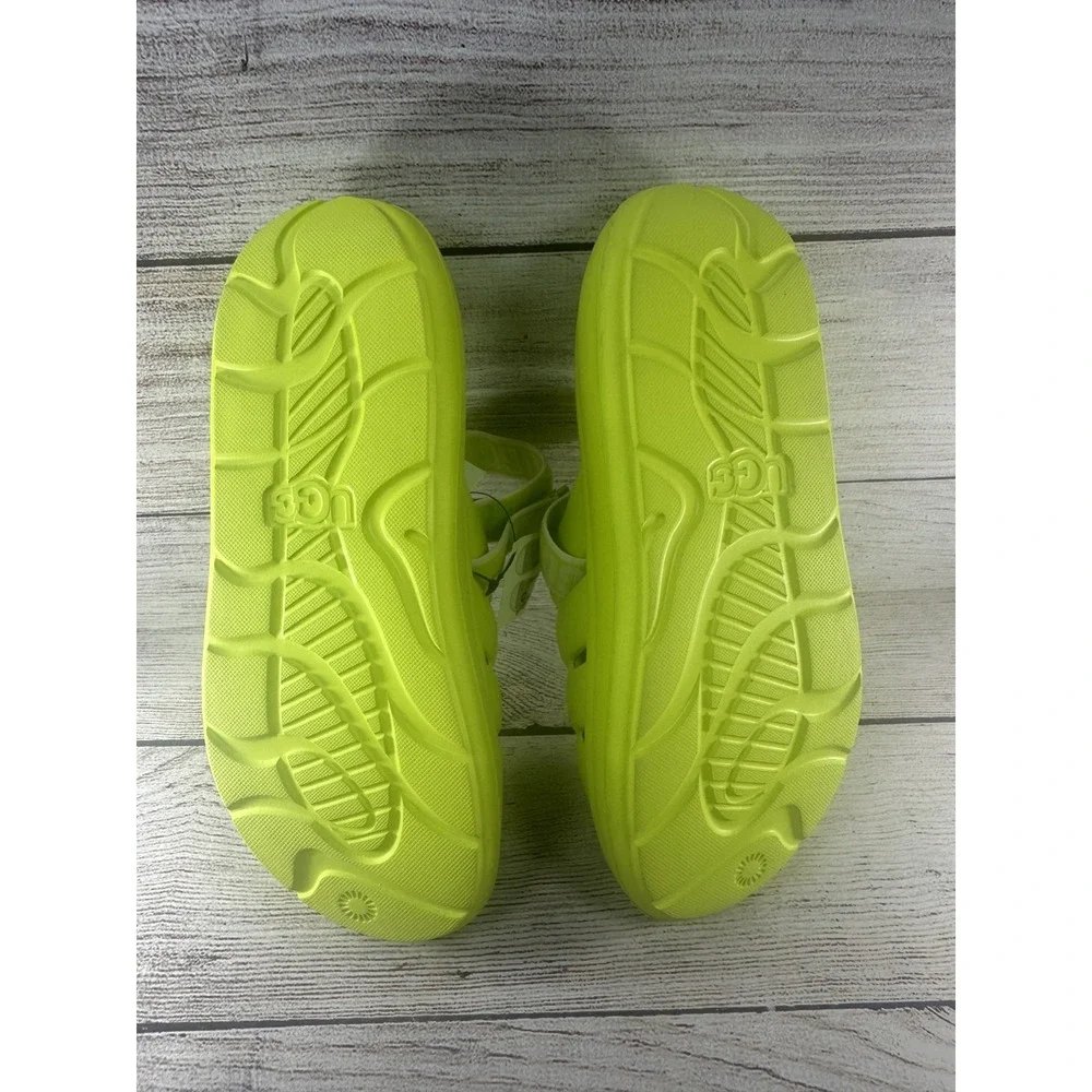 UGG Women's Key Lime Sport Yeah Synthetic Slingback Slide Sandals Size 6